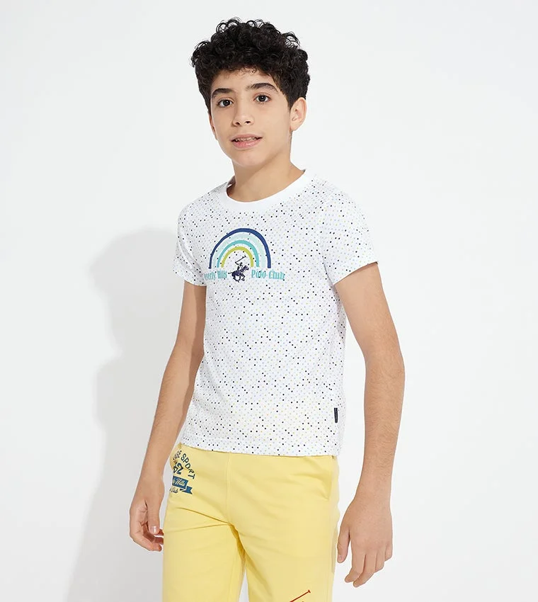 Logo Embroidered Short Sleeves T-Shirt